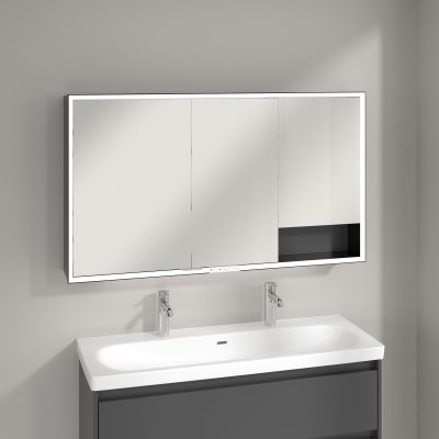 Villeroy & Boch My View+ szafka 130x16,8x75 cm z lustrem Graphite B48113VR