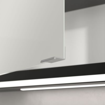 Villeroy & Boch My View+ szafka 140x16,8x75 cm z lustrem aluminium/czarny B4811400