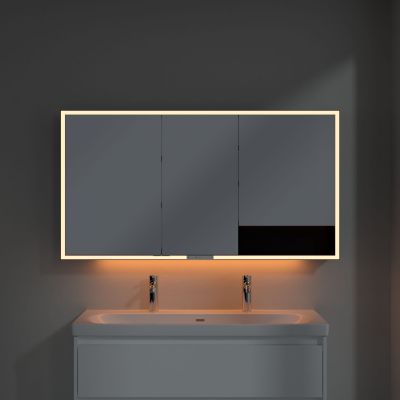 Villeroy & Boch My View+ szafka 140x16,8x75 cm z lustrem aluminium/czarny B4811400