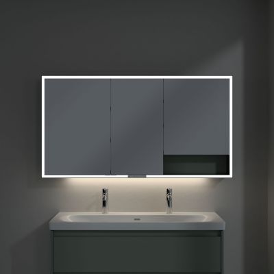 Villeroy & Boch My View+ szafka 140x16,8x75 cm z lustrem Soft Green/czarny B48114AF