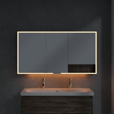 Villeroy & Boch My View+ szafka 140x16,8x75 cm z lustrem Stone Oak/czarny B48114RK