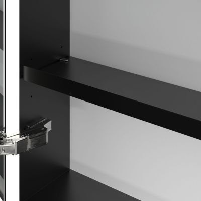 Villeroy & Boch My View+ szafka 140x16,8x75 cm z lustrem Brilliant White/czarny B48114VE