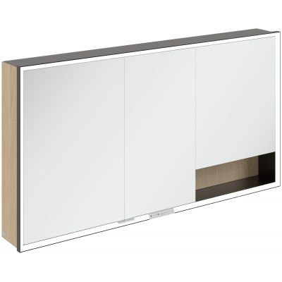 Villeroy & Boch My View+ szafka 75x16,8x140 cm z lustrem Nordic Oak/czarny B48114VJ