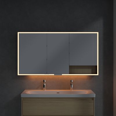 Villeroy & Boch My View+ szafka 75x16,8x140 cm z lustrem Nordic Oak/czarny B48114VJ