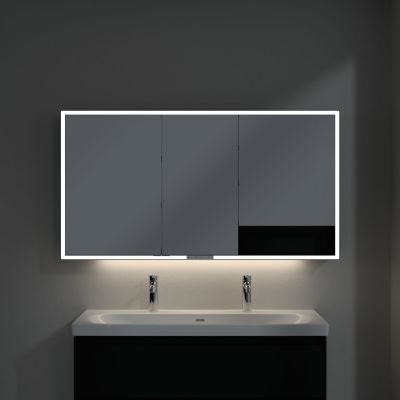 Villeroy & Boch My View+ szafka 140x16,8x75 cm z lustrem Volcano Black/czarny B48114VL