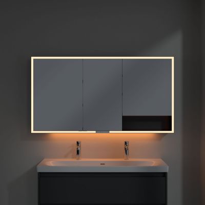 Villeroy & Boch My View+ szafka 140x16,8x75 cm z lustrem Graphite/czarny B48114VR