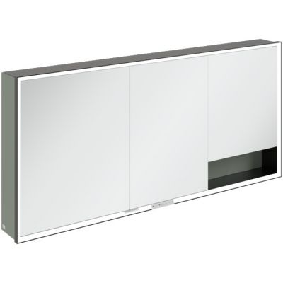 Villeroy & Boch My View+ szafka 75x16,8x160 cm z lustrem Soft Green/czarny B48116AF