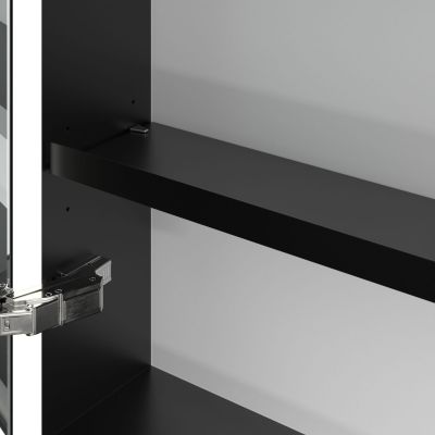 Villeroy & Boch My View+ szafka 160x16,8x75 cm z lustrem Nordic Oak/czarny B48116VJ