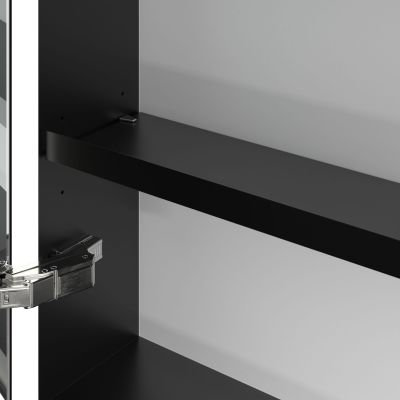 Villeroy & Boch My View+ szafka 160x16,8x75 cm z lustrem Graphite/czarny B48116VR