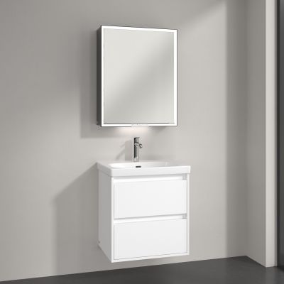 Villeroy & Boch My View+ szafka 60x16,8x75 cm z lustrem lewa aluminium B4816L00