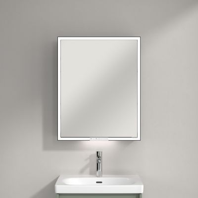 Villeroy & Boch My View+ szafka 60x16,8x75 cm z lustrem lewa Soft Green B4816LAF