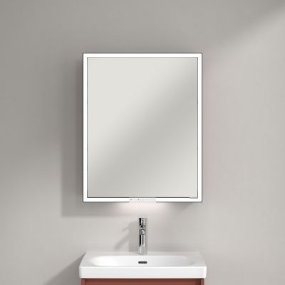 Villeroy & Boch My View+ szafka 60x16,8x75 cm z lustrem lewa Wine Red B4816LAH