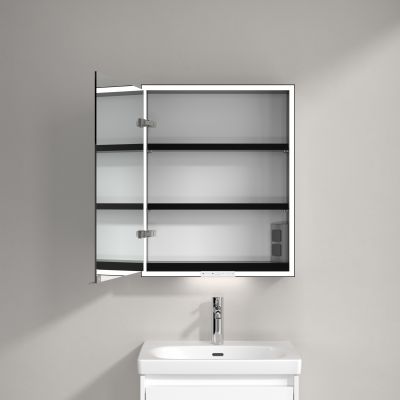 Villeroy & Boch My View+ szafka 60x16,8x75 cm z lustrem lewa Pure White B4816LVF