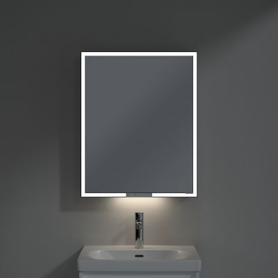 Villeroy & Boch My View+ szafka 60x16,8x75 cm z lustrem lewa Pure White B4816LVF