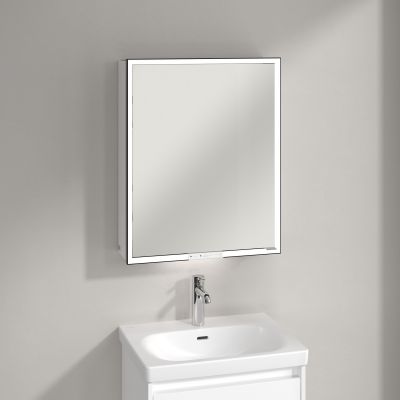 Villeroy & Boch My View+ szafka 60x16,8x75 cm z lustrem lewa Pure White B4816LVF
