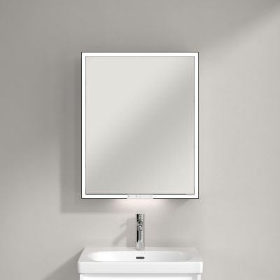 Villeroy & Boch My View+ szafka 60x16,8x75 cm z lustrem lewa Pure White B4816LVF