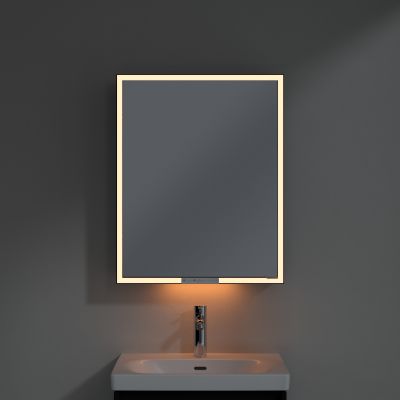 Villeroy & Boch My View+ szafka 60x16,8x75 cm z lustrem lewa Volcano Black B4816LVL