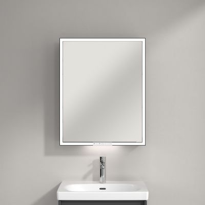 Villeroy & Boch My View+ szafka 60x16,8x75 cm z lustrem lewa Graphite B4816LVR