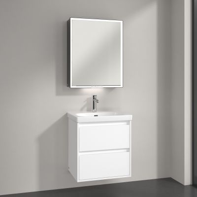 Villeroy & Boch My View+ szafka 60x16,8x75 cm z lustrem prawa aluminium B4816R00