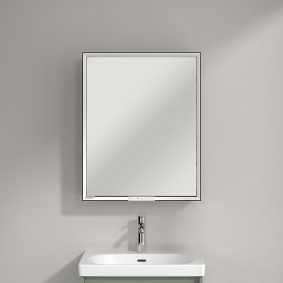 Villeroy & Boch My View+ szafka 60x16,8x75 cm z lustrem prawa Soft Green B4816RAF