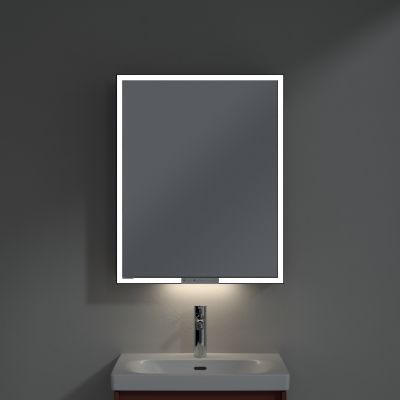 Villeroy & Boch My View+ szafka 60x16,8x75 cm z lustrem prawa Wine Red B4816RAH