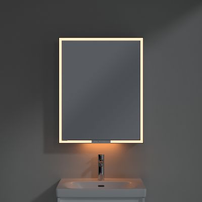 Villeroy & Boch My View+ szafka 60x16,8x75 cm z lustrem prawa Brilliant White B4816RVE