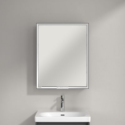 Villeroy & Boch My View+ szafka 60x16,8x75 cm z lustrem prawa Graphite B4816RVR