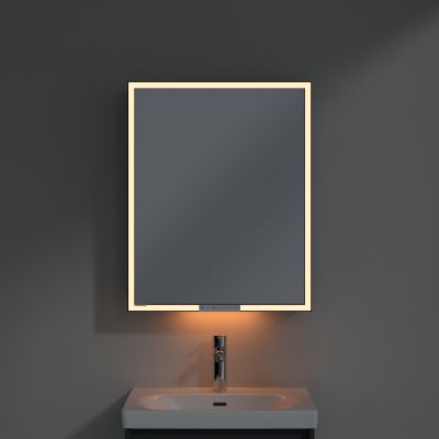 Villeroy & Boch My View+ szafka 60x16,8x75 cm z lustrem prawa Graphite B4816RVR