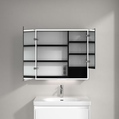 Villeroy & Boch My View+ szafka 80x16,8x75 cm z lustrem aluminium B4818000