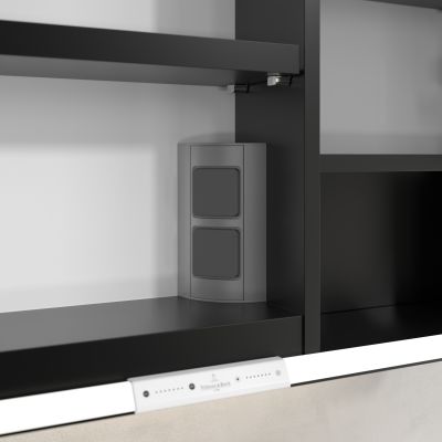 Villeroy & Boch My View+ szafka 80x16,8x75 cm z lustrem aluminium B4818000