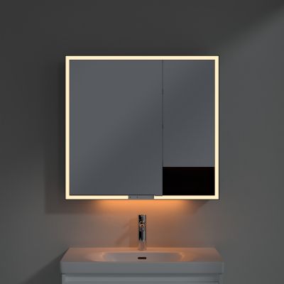 Villeroy & Boch My View+ szafka 80x16,8x75 cm z lustrem aluminium B4818000