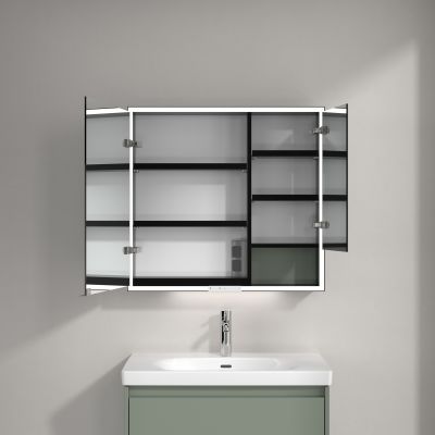 Villeroy & Boch My View+ szafka 80x16,8x75 cm z lustrem Soft Green B48180AF