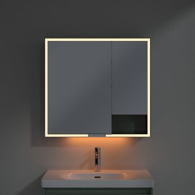 Villeroy & Boch My View+ szafka 80x16,8x75 cm z lustrem Soft Green B48180AF