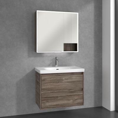 Villeroy & Boch My View+ szafka 80x16,8x75 cm z lustrem Stone Oak B48180RK