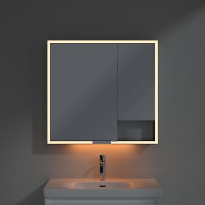 Villeroy & Boch My View+ szafka 80x16,8x75 cm z lustrem Brilliant White B48180VE