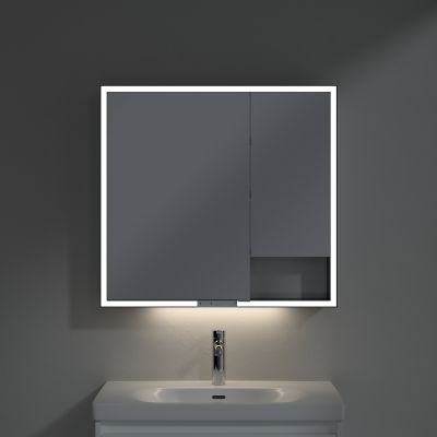 Villeroy & Boch My View+ szafka 80x16,8x75 cm z lustrem Pure White B48180VF