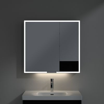 Villeroy & Boch My View+ szafka 80x16,8x75 cm z lustrem Volcano Black B48180VL