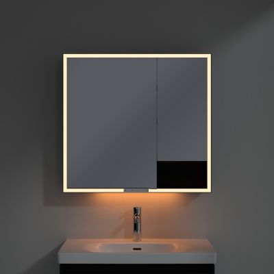 Villeroy & Boch My View+ szafka 80x16,8x75 cm z lustrem Volcano Black B48180VL