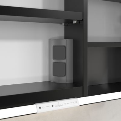 Villeroy & Boch My View+ szafka 80x16,8x75 cm z lustrem Graphite B48180VR