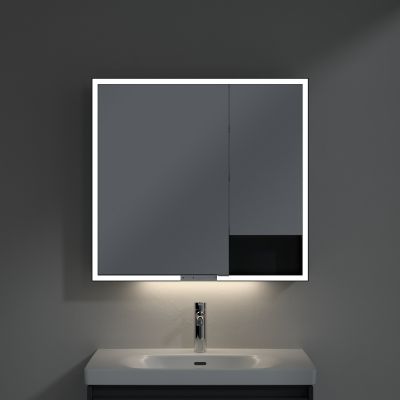 Villeroy & Boch My View+ szafka 80x16,8x75 cm z lustrem Graphite B48180VR