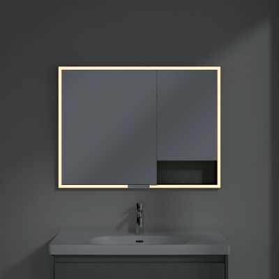 Villeroy & Boch My View+ szafka 100x16,8x75 cm z lustrem Soft Green B48210AF