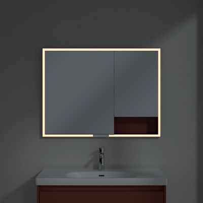 Villeroy & Boch My View+ szafka 100x16,8x75 cm z lustrem Wine Red B48210AH