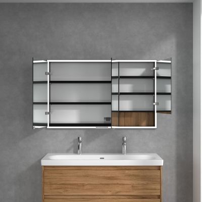 Villeroy & Boch szafka 120x16,8x75 cm z lustrem Oak Kansas B48212RH