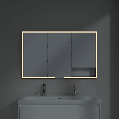 Villeroy & Boch My View+ szafka 120x16,8x75 cm z lustrem Pure White B48212VF