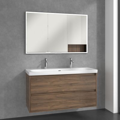 Villeroy & Boch My View+ szafka 120x16,8x75 cm z lustrem Arizona Oak B48212VH