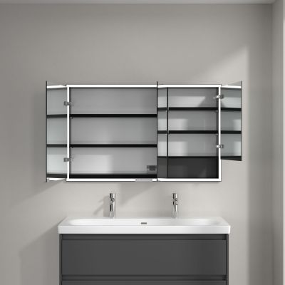 Villeroy & Boch My View+ szafka 120x16,8x75 cm z lustrem grafitowa B48212VR