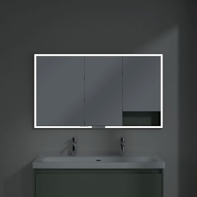 Villeroy & Boch My View+ szafka 130x16,8x75 cm z lustrem soft green B48213AF