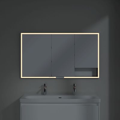 Villeroy & Boch My View+ szafka 130x16,8x75 cm z lustrem Pure White B48213VF