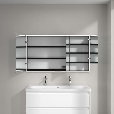 Villeroy & Boch My View+ szafka 130x16,8x75 cm z lustrem Pure White B48213VF