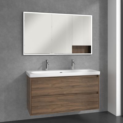 Villeroy & Boch My View+ szafka 130x16,8x75 cm z lustrem Arizona Oak B48213VH